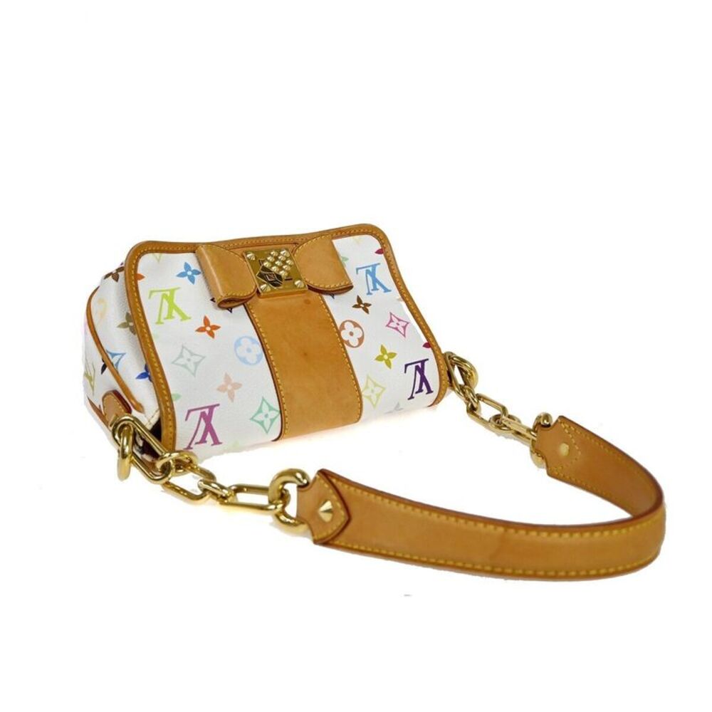 Louis Vuitton Patti White Canvas Shoulder Bag (Pre-Owned) - Picture 4 of 12